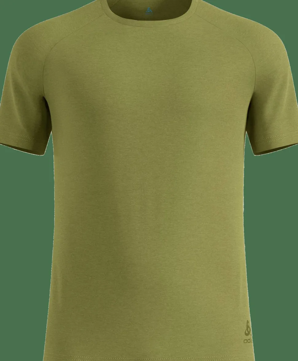 Odlo Men's T-Shirt Crew Neck S/S Essential 365 Guacamole Melange
