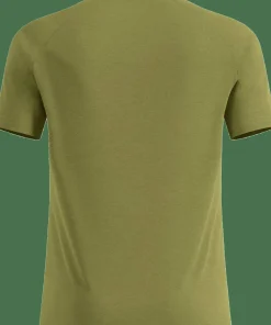 Odlo Men's T-Shirt Crew Neck S/S Essential 365 Guacamole Melange