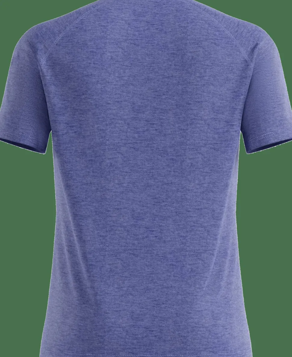 Odlo Men's T-Shirt Crew Neck S/S X-Alp Pw 115 Dazzling Blue Melange