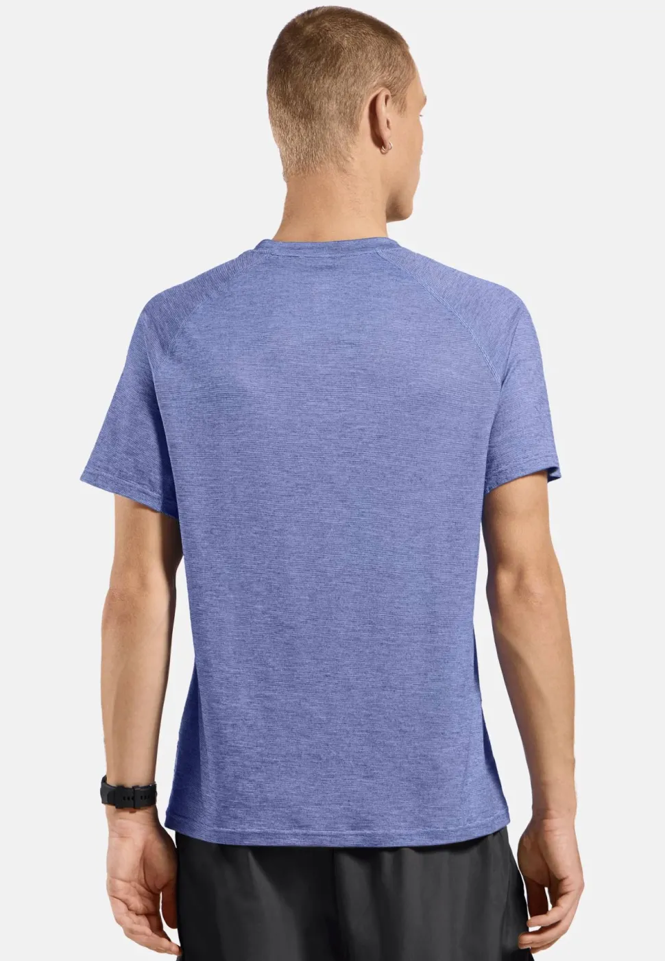Odlo Men's T-Shirt Crew Neck S/S X-Alp Pw 115 Dazzling Blue Melange