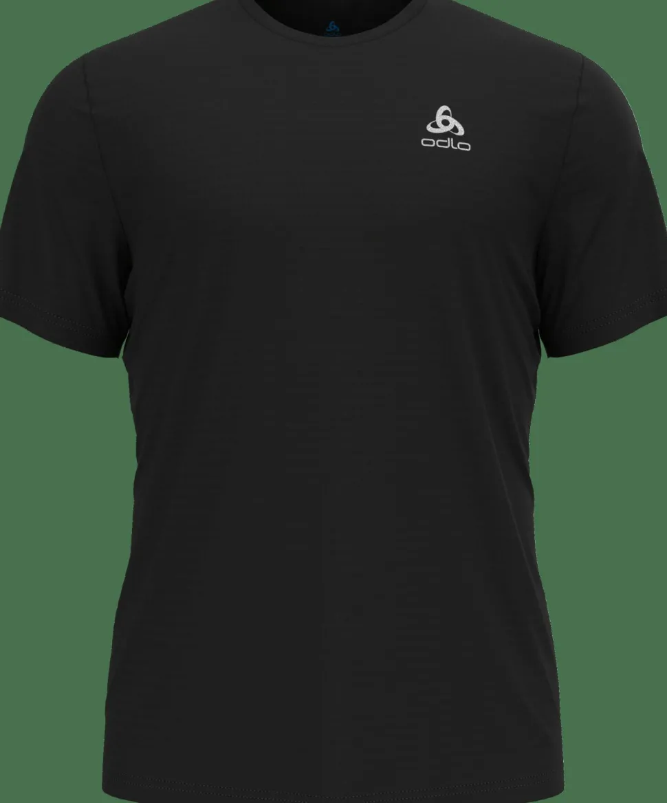 Odlo Men's T-Shirt S/S Crew Neck Essential Flyer Black