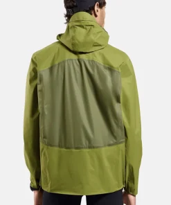 Odlo Men's X-Alp Waterproof Pro Jacket Guacamole