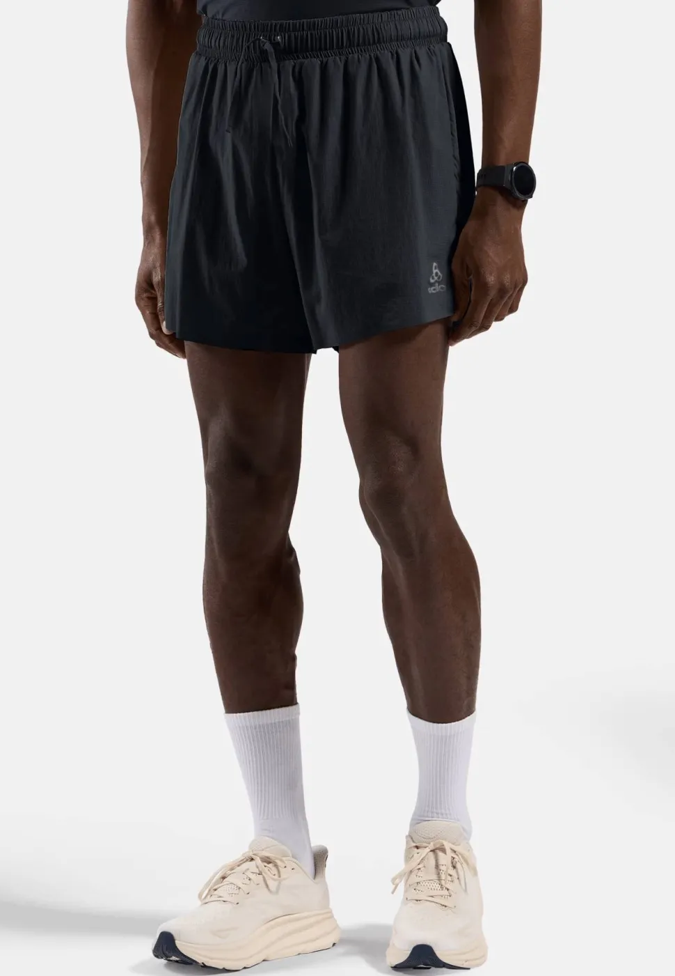 Odlo Men's Zeroweight 5 Inch Short Inner Brief Black