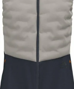 Odlo Men's Zeroweight Insulator Running Vest Silver Cloud/India Ink