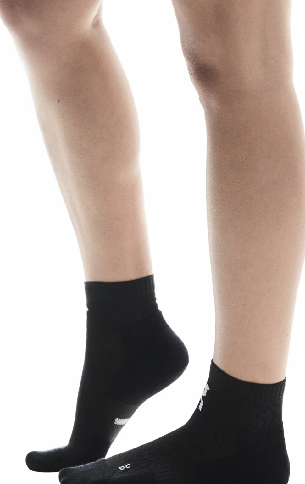 On Core Run Sock Mid 2P Black
