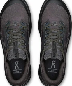 On Men's Cloudsurfer Trail 2 Waterproof Black/Black