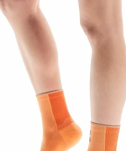 On Unisex Performance Run Sock Mid Tangerine/Flame