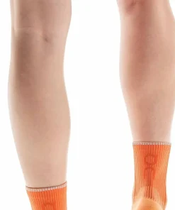 On Unisex Performance Run Sock Mid Tangerine/Flame