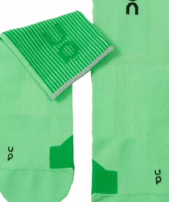 On Unisex Performance Run Sock Mid Honeydew/Parsley