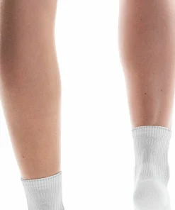 On Unisex Performance Run Sock Mid White/Glacier