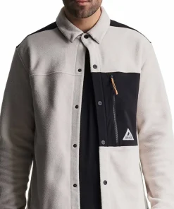Orage Unisex Hunter Fleece Shirt Dark Birch