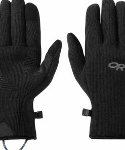 Outdoor Research Men's Flurry Sensor Gloves Solid Black