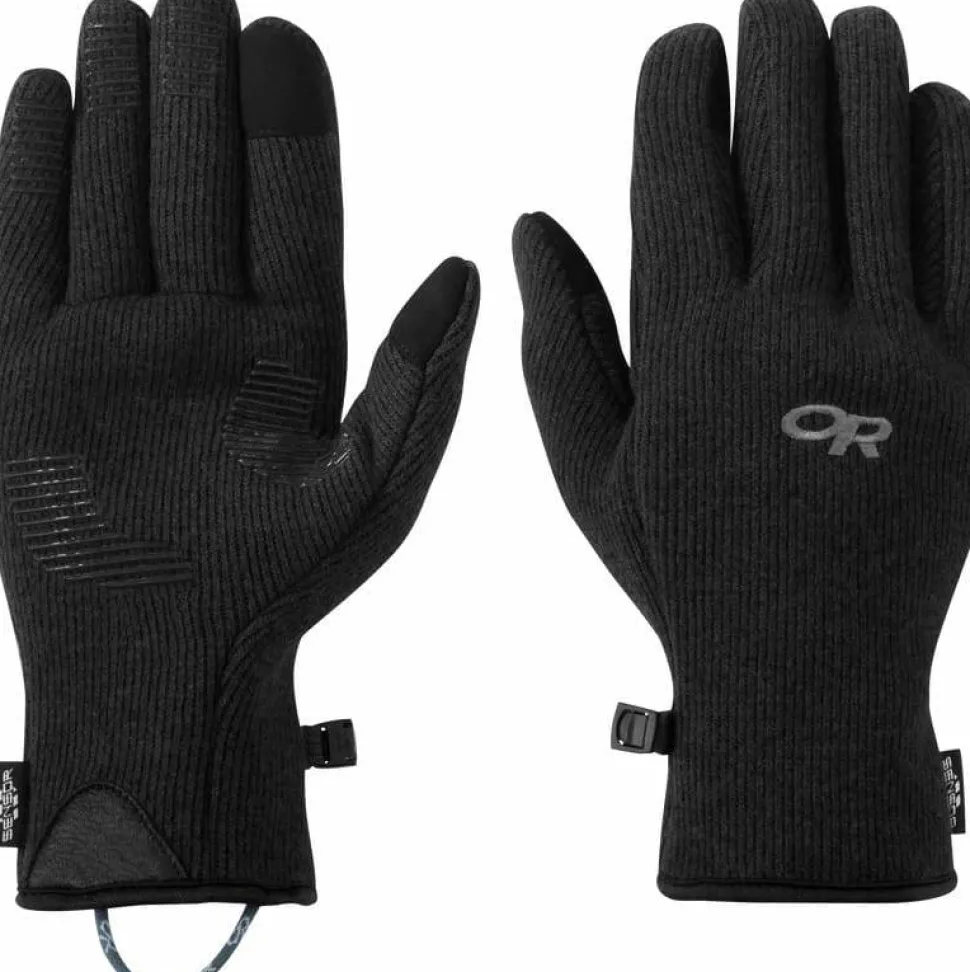 Outdoor Research Men's Flurry Sensor Gloves Solid Black