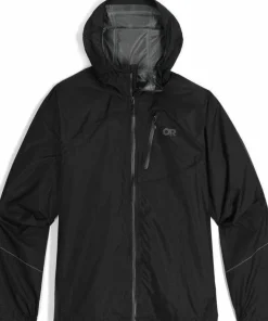 Outdoor Research Men's Helium Rain Jacket Black