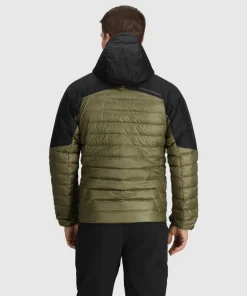 Outdoor Research Men's Helium Down Hoodie Ranger Green/Black