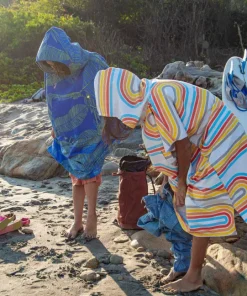 Packtowl Changing Poncho Retro Curve