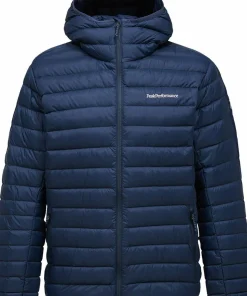 Peak Performance Men's Down Liner Hood Jacket Blue Shadow