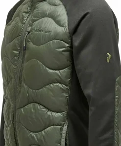 Peak Performance Men's Helium Down Hybrid Hood Pine Needle