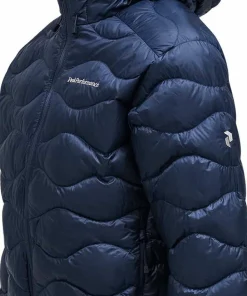 Peak Performance Men's Helium Down Hood Jacket Blue Shadow