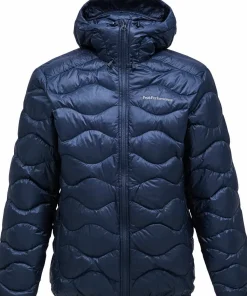 Peak Performance Men's Helium Down Hood Jacket Blue Shadow