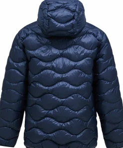 Peak Performance Men's Helium Down Hood Jacket Blue Shadow
