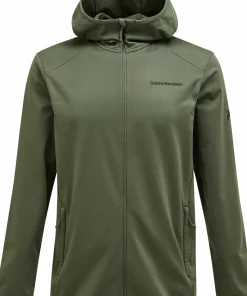 Peak Performance Men's Light Zip Hood Pine Needle