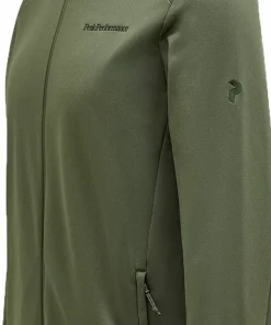 Peak Performance Men's Light Zip Hood Pine Needle