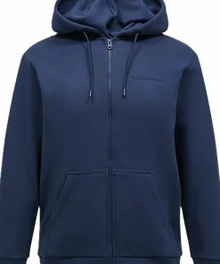 Peak Performance Men's Original Small Logo Zip Blue Shadow