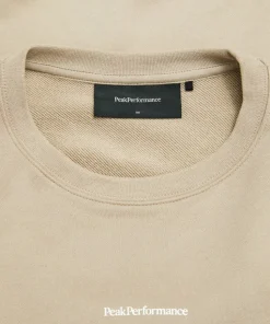 Peak Performance Men's Original Terry Crew Avid Beige