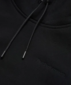 Peak Performance Men's Original Small Logo Hood Black