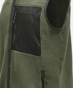 Peak Performance Men's Pile Vest Pine Needle