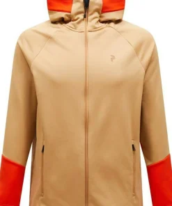 Peak Performance Men's Rider Essentials Zip Hood Sierra Sand/solar Burst/