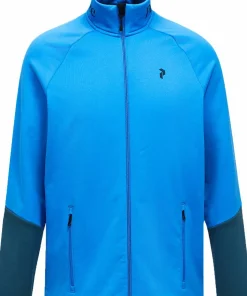 Peak Performance Men's Rider Essentials Zip Jacket Azure Ascent/mountain Lake/