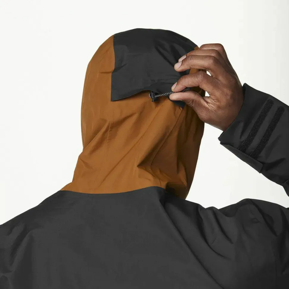 Picture Organic Clothing Men's Broader 3L Jacket Black Chocolate