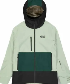 Picture Organic Clothing Men's Broader 3L Jacket Shadow Pdrsa Pine Black
