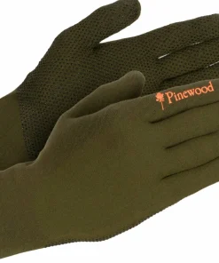 Pinewood Hunters Liner Stretch Glove Mossgreen/Dark Brown
