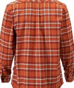 Pinewood Men's Abisko Hiking Flanell Shirt Burned Orange