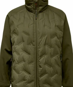 Pinewood Men's Abisko Insulation Hybrid Jacket Olive Green