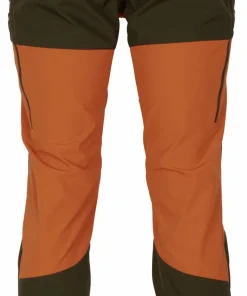 Pinewood Men's Abisko/Brenton Pants Burned Orange/Mossgreen