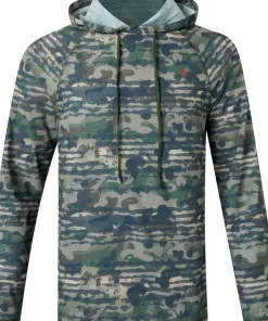 Pinewood Men's Air Vent Hoodie Green Camou