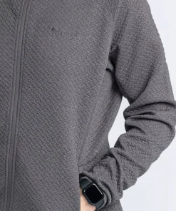 Pinewood Men's Everyday Travel Full Zip Sweater Grey Mel