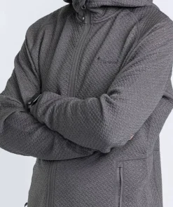 Pinewood Men's Everyday Travel Full Zip Sweater Grey Mel