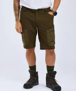 Pinewood Men's Finnveden Hybrid Shorts Dark Olive/H. Olive