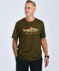 Pinewood Men's Fish T-Shirt Green