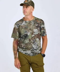 Pinewood Men's Furudal Camou T-Shirt Strata