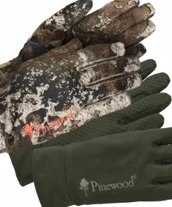 Pinewood Men's Furudal Liner Glove 2 Pack Strata/Moss Green