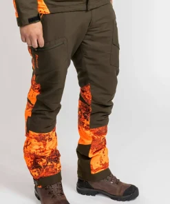 Pinewood Men's Hunter Pro Xtreme 2.0 Camou Trousers-C Mossgreen/Strata Blaze
