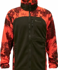 Pinewood Men's Oviken Fleecejacket Strata Blaze/H.Green