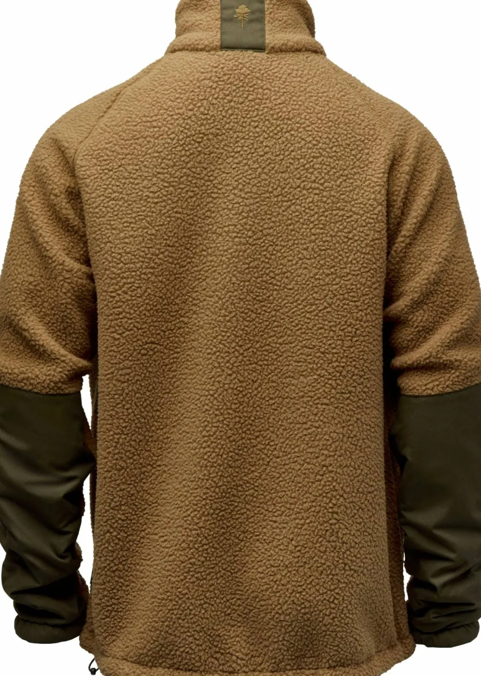 Pinewood Men's Pile Fleece Jacket D.sand/mossgreen