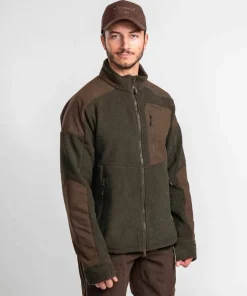 Pinewood Men's Småland Forest Fleece Jacket Hunting Green